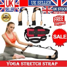 UK Yoga Flexibility Stretch Band Leg Fascia Stretcher Strap Gym Trainer Ballet
