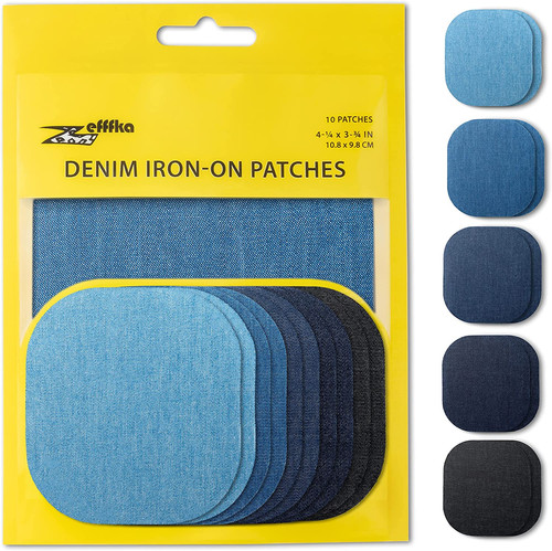 Zefffka denim iron - zefffka, iron-on