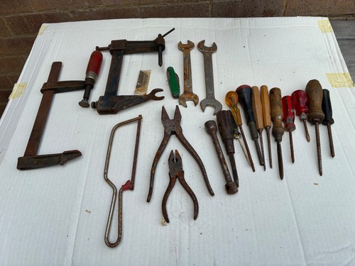 Hand tools various old - tools,