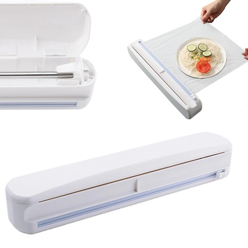 Wrap dispenser with cutter - wrap,