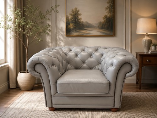 Super soft grey leather - super,
