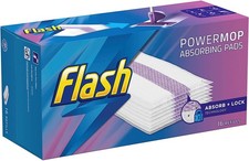 Flash Power Mop Absorbing Pads With Absord & Lock Technology - 16 Refills