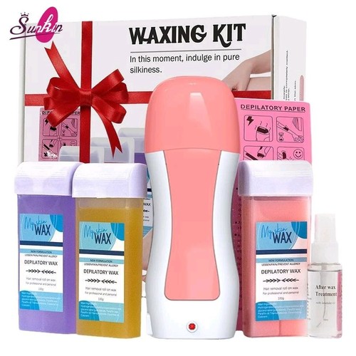 Hair removal wax kit - removal, roller