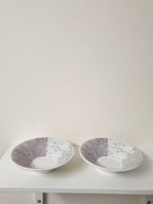 Portmeirion “Dawn” By Julie Ingram Set of 2 Cereal Bowls - D 6.5"