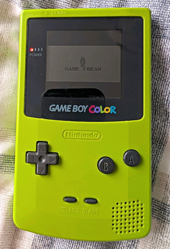 Nintendo game boy color green - boy,