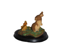 Aynsley Mastercraft Hand Painted Rabbit and Frog sculpture
