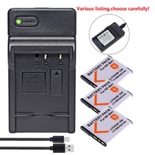 Battery or charger For Sony NP-BN1 Cyber-Shot DSC-W330 W350 W380 W620 W570 W570D