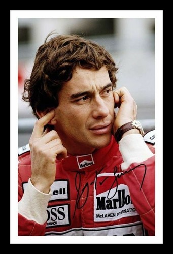 Ayrton senna autograph signed - autograph,