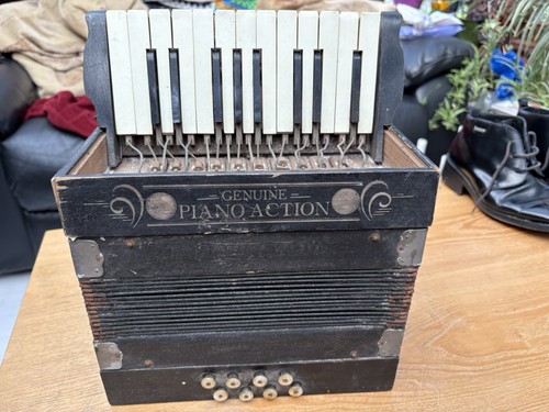 Old italian made accordion - old,