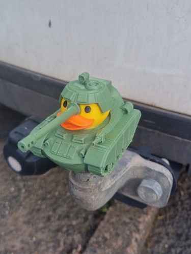 Tank duck tow bar - bar, cover