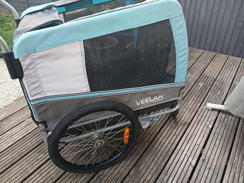 Veelar pet bicycle trailer - bicycle, w/