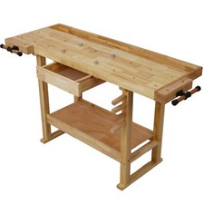 55-Inch Wood Workbench -