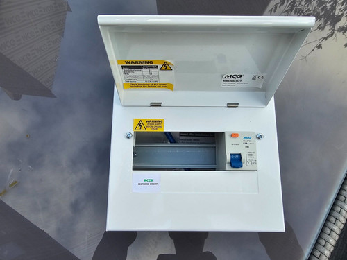 Mcg garage consumer unit with - mcg,