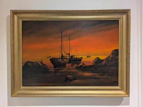 Vintage maritime harbour - vintage,