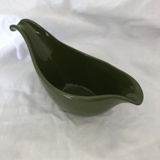 Midwinter Stylecraft Riverside Green Fashion Shape Sauce/Gravy Boat Mid Century.