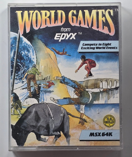 World games msx cassette - world,