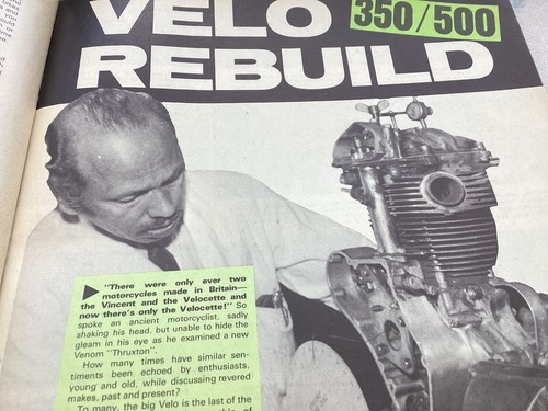 Velocette 350 500 engine - velocette, /