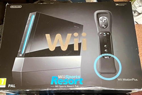 Nintendo wii black console - console, pal