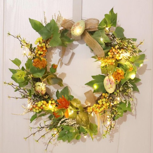 Easter wreath welcome - easter,