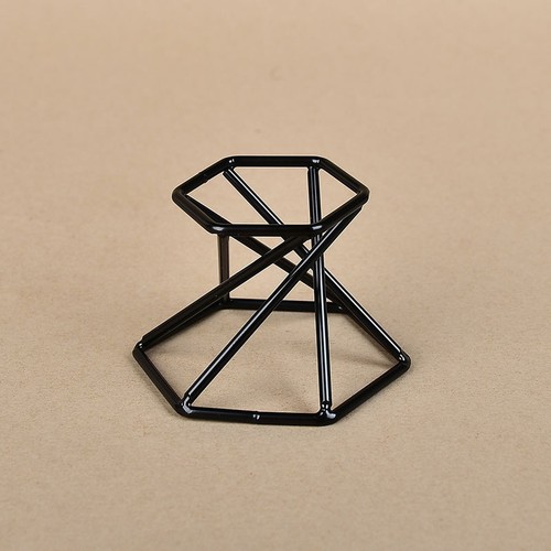 Metal geometric crystal ball - metal,