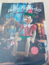 KNITTING PATTERN Alan Dart Hello Pinocchio toy 46cm tall Fairytale character toy