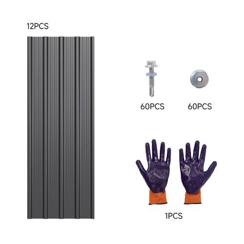 12x metal galvanized roof - 12x,