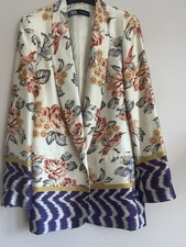 Zara Women’s Colourful Blazer. Size M. Lined good condition 