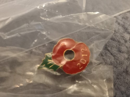 Enamel poppy flower leaf - poppy¹,