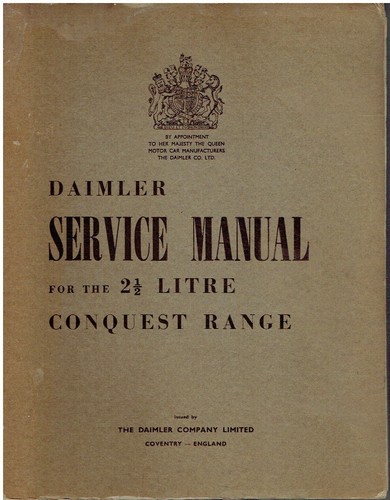 Daimler conquest saloon - conquest,