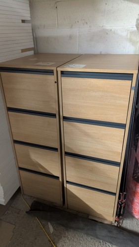 Two oak effect drawer - oak,