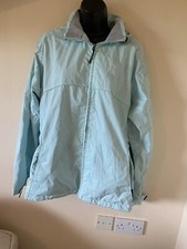 Light Blue Rain Jacket Size 16