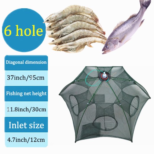 6holes foldable fishing trap - foldable,