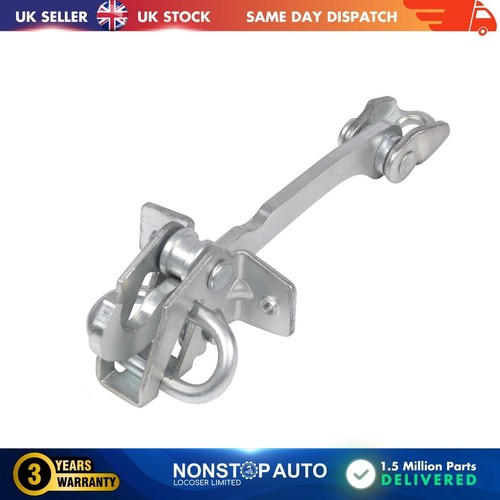 Front door hinge stop check - stop,