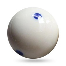 Pool Cue ball Spotted White