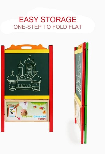 Kids wooden art easel - easel, –