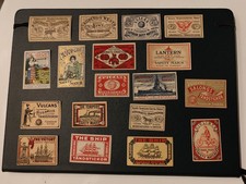 Swedish Matchbox Labels Old