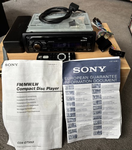 Sony cdx gt50ui - radio, compact