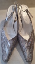 Sabrina Chic Silver Slingback