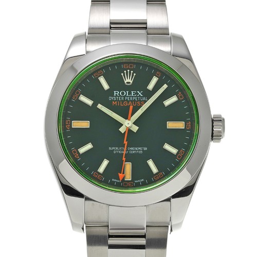 Rolex milgauss 116400gv - rolex, black