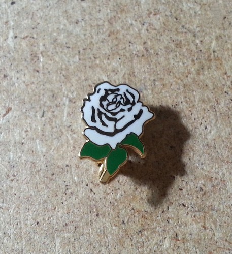 Yorkshire white rose rugby - white,
