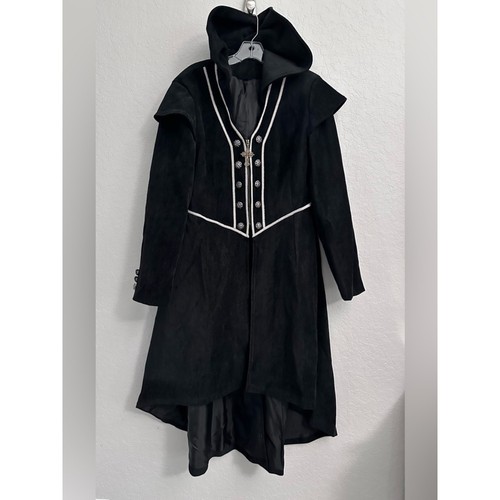 Gothic vampire hooded black - hooded,