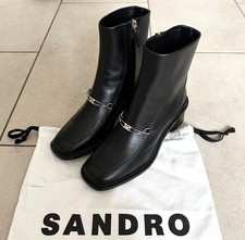 Sandro designer boots ankle boots black size: 39 NP: 365 euro New