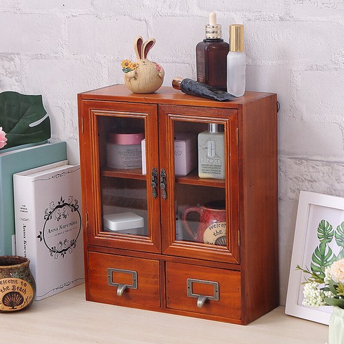 Desktop wooden cabinet - wooden,
