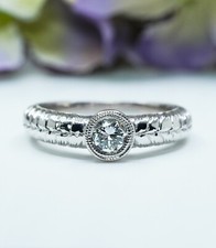 Art Deco 14K White Gold