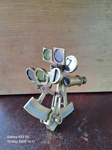 Brass sextant made - sextant., by
