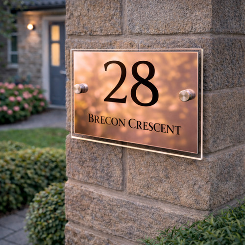 House number plaques - house,