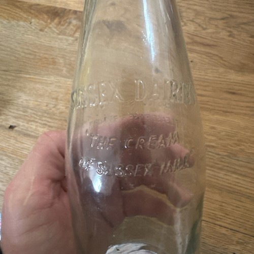 Vintage glass sussex - glass, dairies