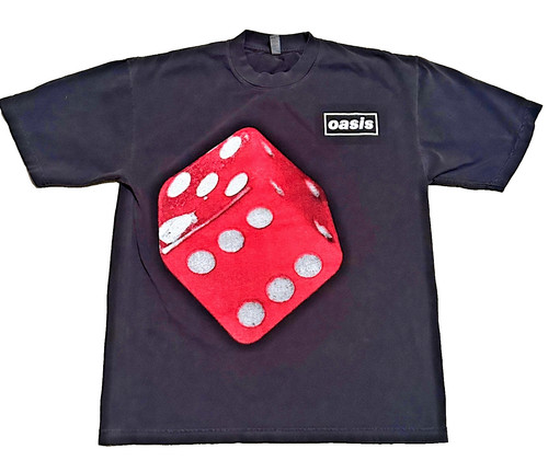 Oasis 1997 tour dice shirt - 1997,