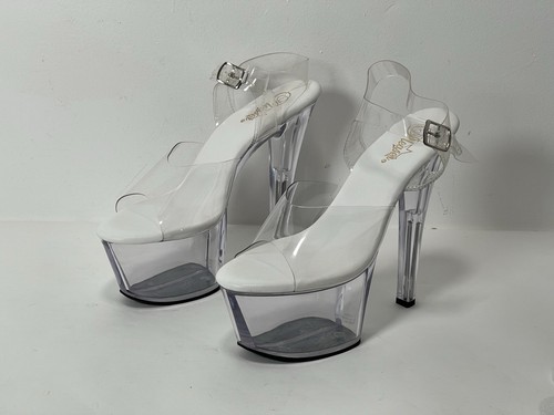 Pleaser sky 308 clear - sky,