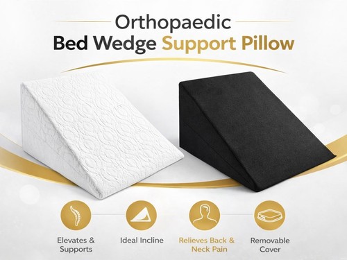 Bed wedge pillow premium foam - bed,
